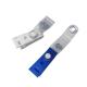 Exclusive Blue White ID Badge Holder Clip Plastic Hanging Clip