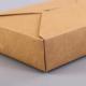 Disposable Take Away Kraft Paper Food Packaging Lunch Boxes For Fast Food Packaging