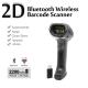 USB Wireless Bluetooth Handhold Barcode Scanner 1D 2D Automatic Barcode Reader