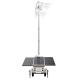 7m High mast mobile solar light tower for disaster relief remote areas