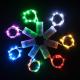 1-5M Fairy Lights CR2032 Battery Powered LED Mini Christmas Light Copper Wire String Light For Wedding Xmas Garland Part
