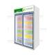 2000 Litres Commercial Glass Door Upright Fridge For Store Cooling System Beverage Display Cooler