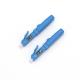 Blue Color Fiber Optic Connector , LC UPC Fast Connector For FTTH CATV CCTV