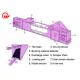 Sawdust Drag Chain Conveyor , Carton Steel / Stainless Steel Slat Chain Conveyor