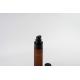 Eco Friendly Amber Cosmetic Bottles With LOGO Printing And Label Stick