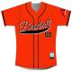 ISO9001 BSCI Baseball Teamwear Jersey Shirt With Set In Sleeves