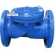 DN250 JIS 10K Swing Check Valve Flanged Non Return Valves , Length 622mm