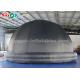 Black Two Bottom Rings Inflatable Planetarium With PVC Floor Mat Flame Retardant