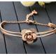 Camellia Bracelet 18K Plating Stainless Steel Brangle Adjustable Size Bracelet