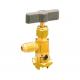 ODM AC Spare Parts Casting Brass Needle Valve For Gas Refrigeration Filling Control