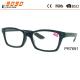 2018 new design reading glasses plastic hinge ,made of PC frame,suitable for women and men