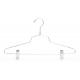 Heavy Duty Multipurpose Adjustable Clips Space Saving Chrome Wire Hangers
