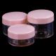 20G Duarable Small Cosmetic Containers Personal Skin Care Use With Pink Lid