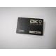 Laser Engrave Metal RFID Card Matt Black 4442 Chip Magnetic Stripe Debit Card