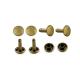 Metal Rivet Studs for Leather Bags Double Cap Fasteners in Different Sizes and Colors