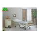 Movable One Wave Two Fold Nursing Bed , Medicare Adjustable Hospital Bed