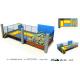 73M2 Small Size Indoor Trampoline Park with Basketball Game/ Chinese Trampoline with Foam Pit