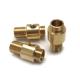 Antirust Precision CNC Machining Brass Parts Practical For Industry Screw