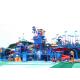 Anti UV Aqua Playground Children Water Play Slide For Hotel