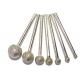 Ball Head Diamond Burr Bits / Glass Engraving Burrs For Electric Grinding Accessories