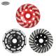 3 Pieces 4 1/2 Inch Diamond Cup Grinding Wheel For Concrete Granite Marble Masonry Brick