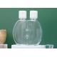OEM Double Clamshell Plastic Bottle With Screw Cap Recyclable 120ml