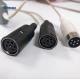 6 Pole DIN EMG Shielded Cable With Swich Conversion Cable