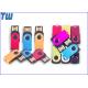 Coloful Slim Mini Twister Usb 64 GB Flash Drive Key Chain for Gifts