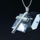 Fashion Top Trendy Stainless Steel Cross Necklace Pendant LPC350