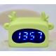 EMC CE Animal Shaped Kids Alarm Clock Digital ABS Silicone Glass Material