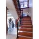 Erosion Resistance Cast Iron Stair Railing Strong Structure Beautiful Elegance