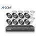 960P 1.3 Megapixel 8 Channel Poe Camera System , Hd Poe Security Camera System