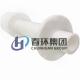 White CNC Drawing Machined Part Round  Filled PTFE Sleeve