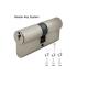 ECS3030-MK Residential Narrow Mortice Lock With Singe Profile DIN18252 Standard