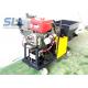 Color Changeable Spraying And Plastering Machines High Efficiency 12HP 5MPa