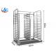 RK Bakeware China Foodservice NSF Custom MIWI Oven Revent Oven Rack Stainless Steel Baking Tray Trolley