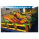 Moonwalk Inflatable Amusement Park Fun City Jumping Castle For Kids Sliding