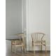 Hans Wegner 32in Height Solid Wood Wishbone Chair for Dining Room