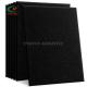 12mm Black Felt Wall Panels Rectangle Sound Proof Padding For Office Decoration