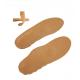 Antibacteria Sandals Natural Cork Sole Shoe Inserts Anti Vibrations