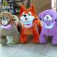 Hansel portable amusement ride plush toys stuffed animals on wheels for sale