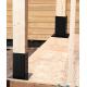 Gazebo Bracket 3 Way Right Angle Bracket DIY Elevated Wooden Shelf Essential