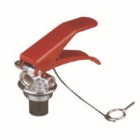 Portable Fire Extinguisher Valve Red Handle With Stainless Steel Safety Pins
