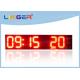 CE / ROHS Approved LED Countdown Timer With Temperature 370*1500*100mm