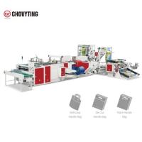100pcs/min patch handle bag making machine , Plastic Shopper Making Machine