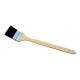 Black Bristle Radiator Paint Brush For Varnishing Paintings