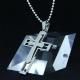 Fashion Top Trendy Stainless Steel Cross Necklace Pendant LPC325