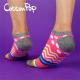 Colorful design high quality breathable summer AZO-free OEM ship socks for women