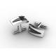 Tagor Jewelry Top Quality Trendy Classic Men's Gift 316L Stainless Steel Cuff Links ADC22