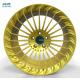 Brushed Gold Racing Forged Wheels ET45 22 Inch Aluminum Rims